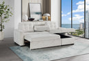 U0707 CHALK REVERSIBLE SOFA BED - 5th Ave Furniture