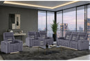 U1895 GREY P2 RECLINER WITH IS AND LED - 5th Ave Furniture
