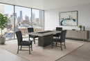 D8030 DINING TABLE AND 4 D8030 DINING CHAIRS - 5th Ave Furniture
