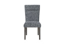 D86 GREY DINING CHAIR WITH BROWN LEGS - 5th Ave Furniture