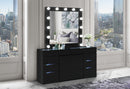 ELLA BLACK VANITY WITH SPEAKER - 5th Ave Furniture