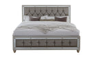 RILEY SILVER KING BED, DRESSER, MIRROR, 2 NIGHTSTANDS AND CHEST - 5th Ave Furniture