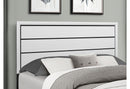 KATE WHITE QUEEN BED, DRESSER, MIRROR, NIGHTSTAND - 5th Ave Furniture