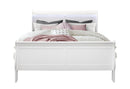 CHARLIE WHITE QUEEN BED WITH LED, DRESSER, MIRROR AND NIGTHSTAND - 5th Ave Furniture