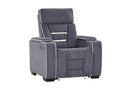 U1895 GREY P2 RECLINER WITH IS AND LED - 5th Ave Furniture