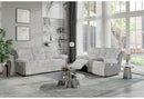 U6028 GREY RECLINING SOFA/CONSOLE RECLINING LOVESEAT - 5th Ave Furniture