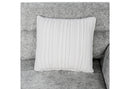 U9401 NICKEL SOFA BED SECTIONAL WITH 3 PILLOWS - 5th Ave Furniture