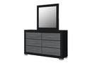 EMMA BLACK/GREY MIRROR - 5th Ave Furniture