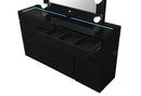 ELLA BLACK VANITY WITH SPEAKER - 5th Ave Furniture