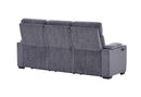U1895 GREY P2 RECLINING SOFA WITH IS AND LED - 5th Ave Furniture