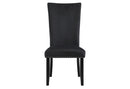 D02 DINING TABLE + 6 D03 BLACK DINING CHAIRS - 5th Ave Furniture