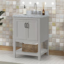 Reston Vanity with Top/ Sink - 5th Ave Furniture
