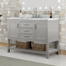 Reston Vanity with Top/ Sink - 5th Ave Furniture