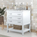 Reston Vanity with Top/ Sink - 5th Ave Furniture