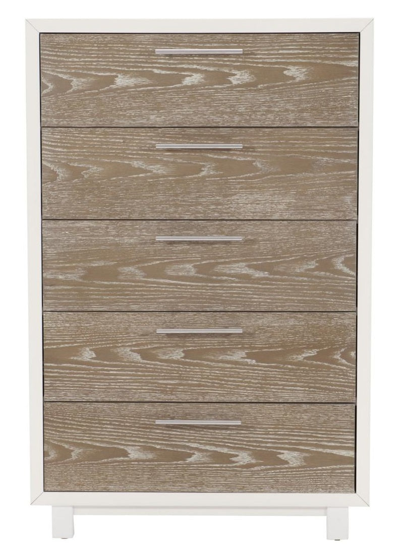 Homelegance Renly 5 Drawer Chest in Natural & White 2056-9 image