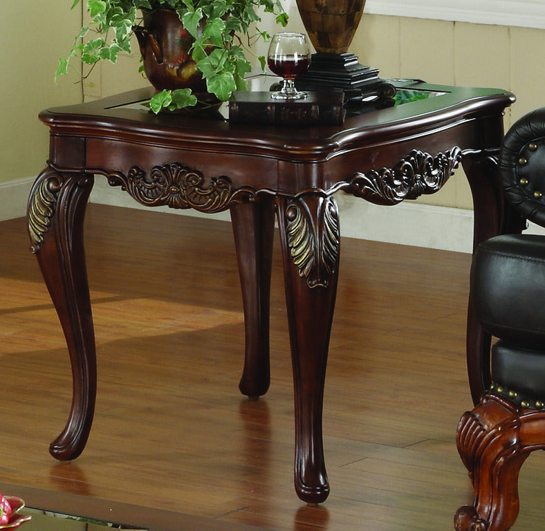 Homelegance Ella Martin End Table in Warm Brown Cherry 1288-305 image