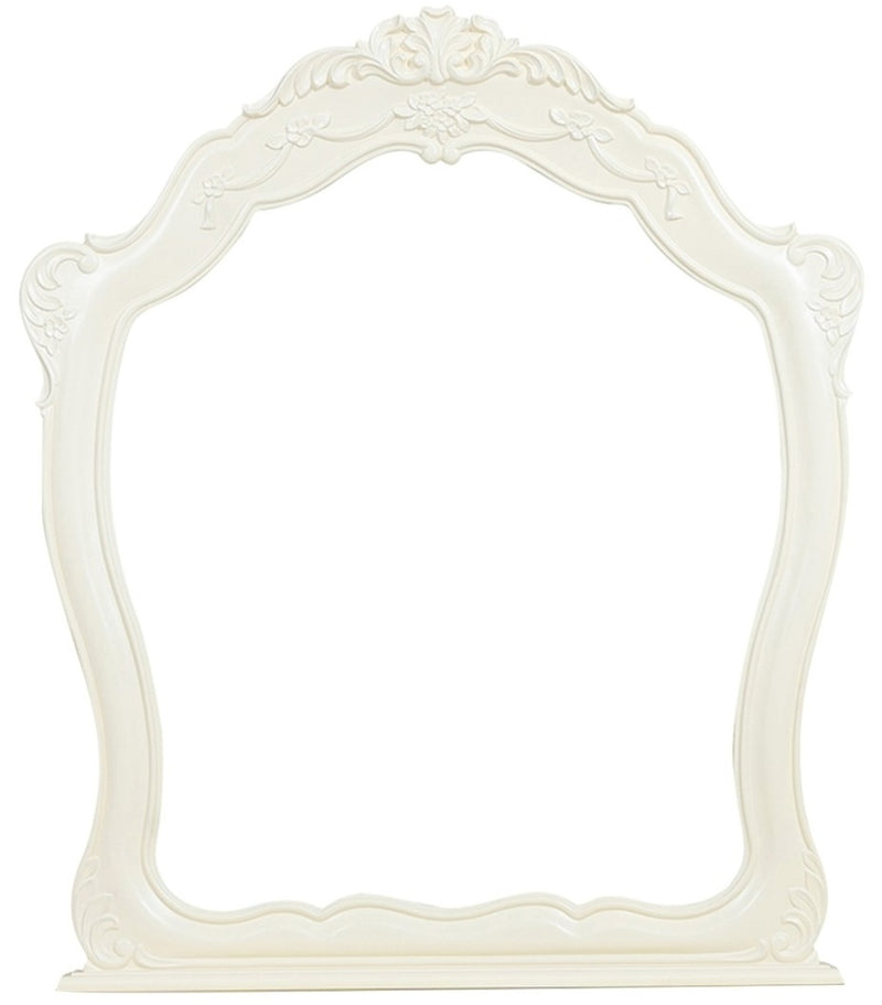 Homelegance Cinderella Mirror in Ecru White 1386-6 image