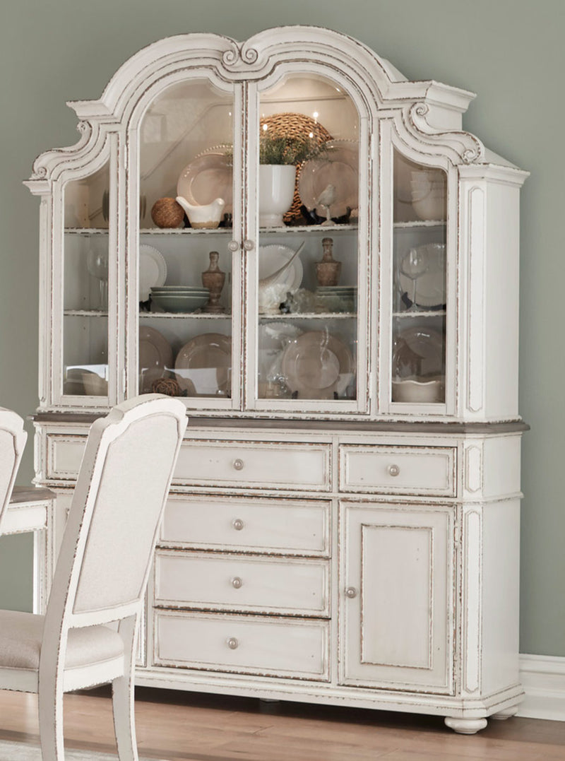 Homelegance Willowick Buffet and Hutch in Antique White 1614-50* image