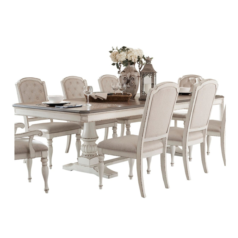 Homelegance Willowick Dining Table in Antique White 1614-108* image