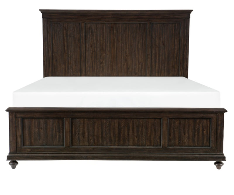 Homelegance Cardona King Panel Bed in Driftwood Charcoal 1689K-1EK* image