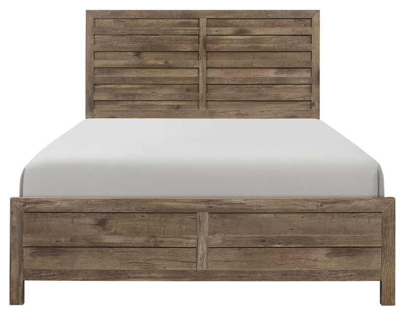 Homelegance Furniture Mandan King Panel Bed in Weathered Pine 1910K-1EK* image