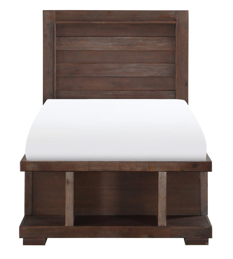 Homelegance Wrangell Full Platfform Bed in Cherry 2055F-1* image