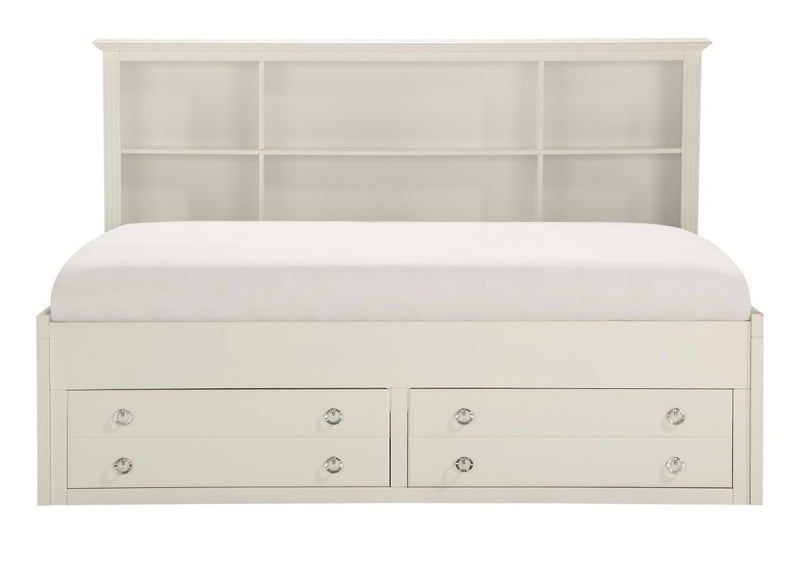 Homelegance Meghan Full Lounge Storage Bed in White 2058WHPRF-1* image