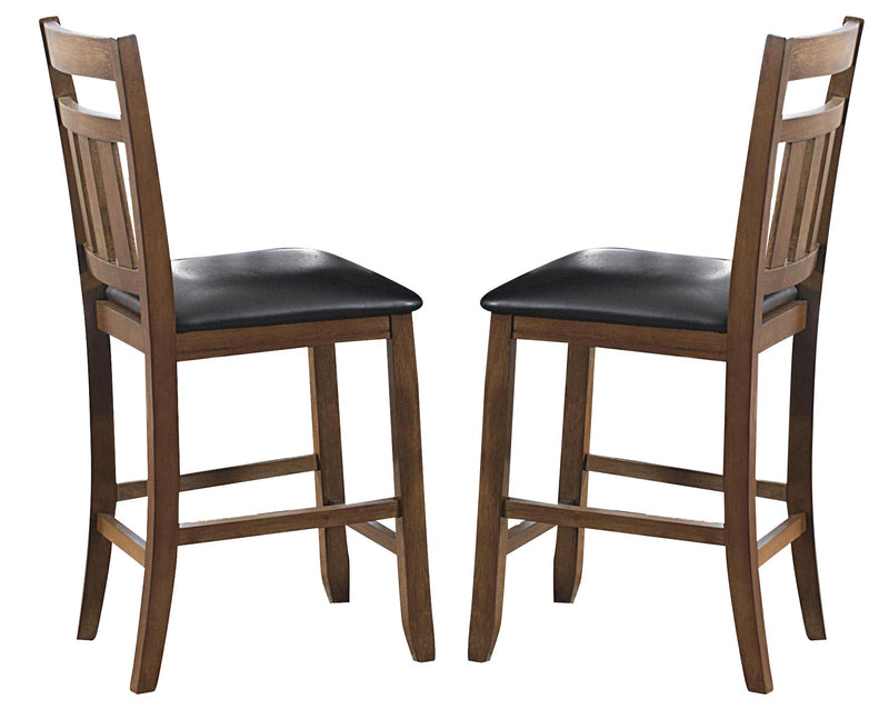 Homelegance Kirtland Counter Height Chair in Warm Oak (Set of 2) 1399-24 image