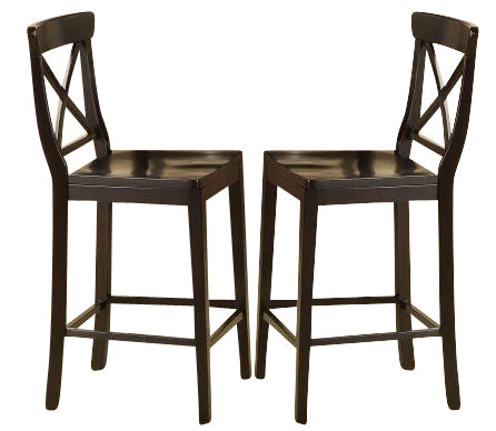 Homelegance Blossom Hill Counter Height Chair in Dark Espresso (set of 2) 5385-24 image