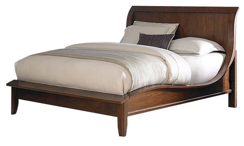 Homelegance Kasler Queen Platform Bed in Medium Walnut 2135-1 image