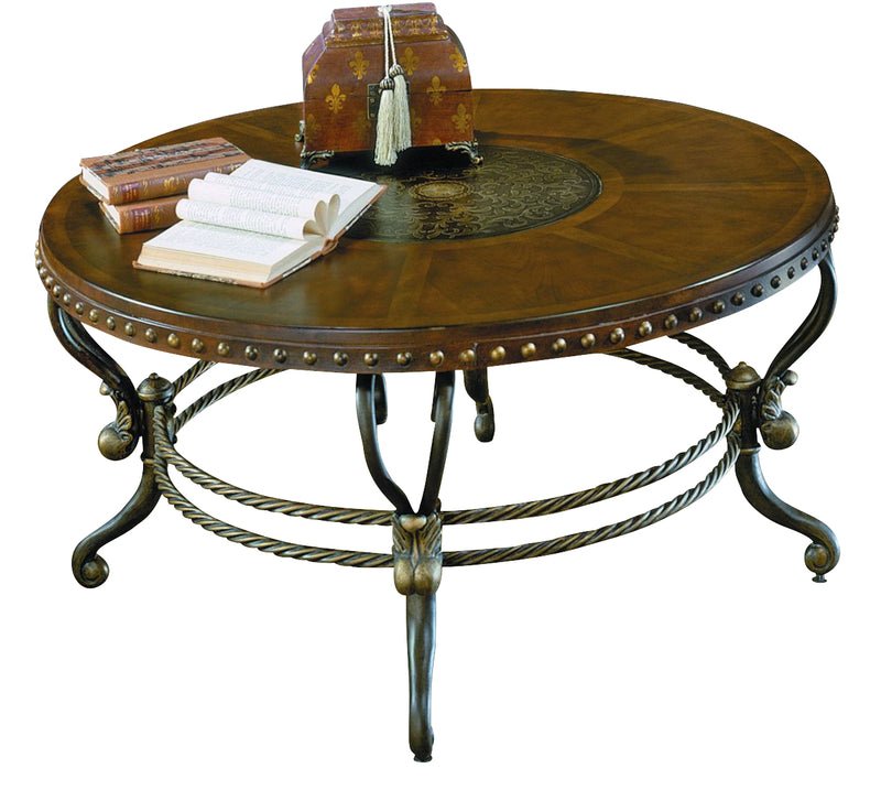 Homelegance Jenkins Cocktail Table in Warm Tobacco 5553-01 image