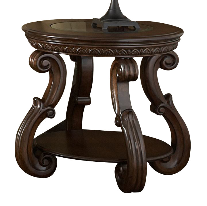 Homelegance Cavendish End Table in Warm Cherry 5556-04 image