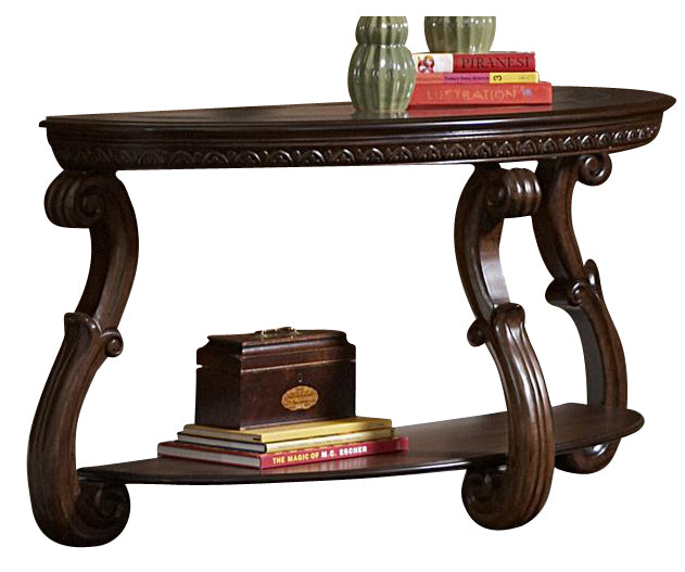 Homelegance Cavendish Sofa Table in Warm Cherry 5556-05 image