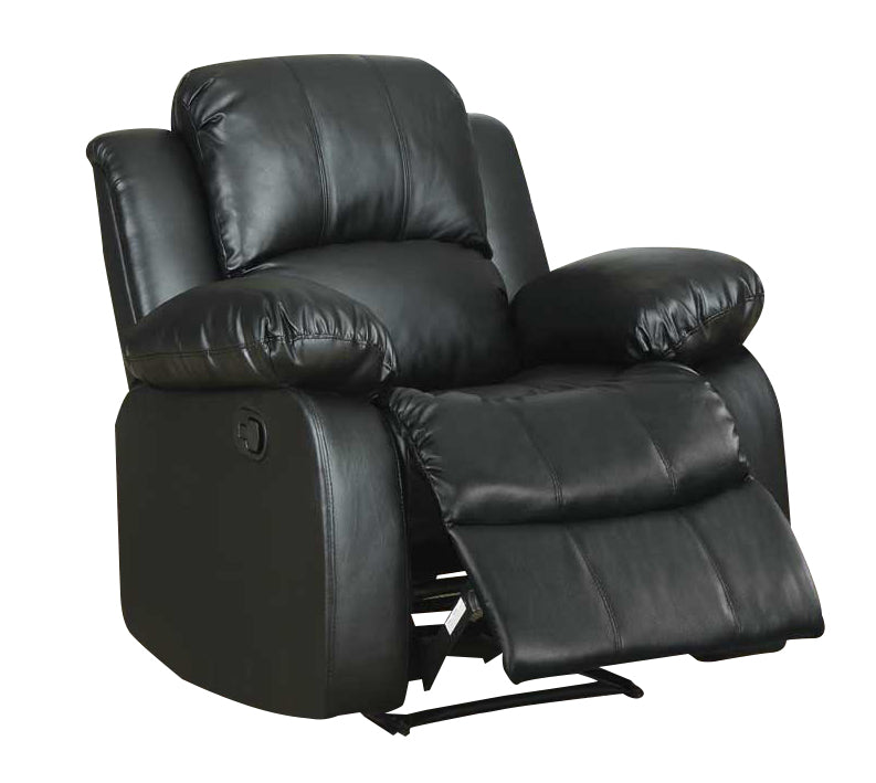 Homelegance Cranley Reclining Chair in Black 9700BLK-1 image