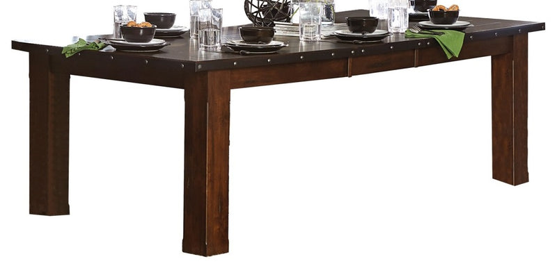 Homelegance Schleiger Dining Table in Dark Brown 5400-94* image