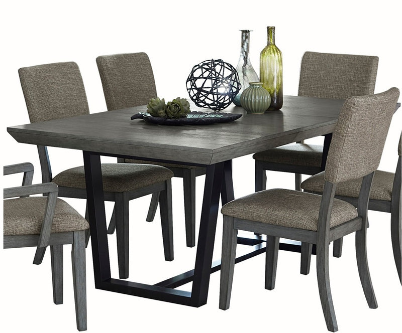 Homelegance Avenhorn Dining Table in Gray & Black 5569-78 image