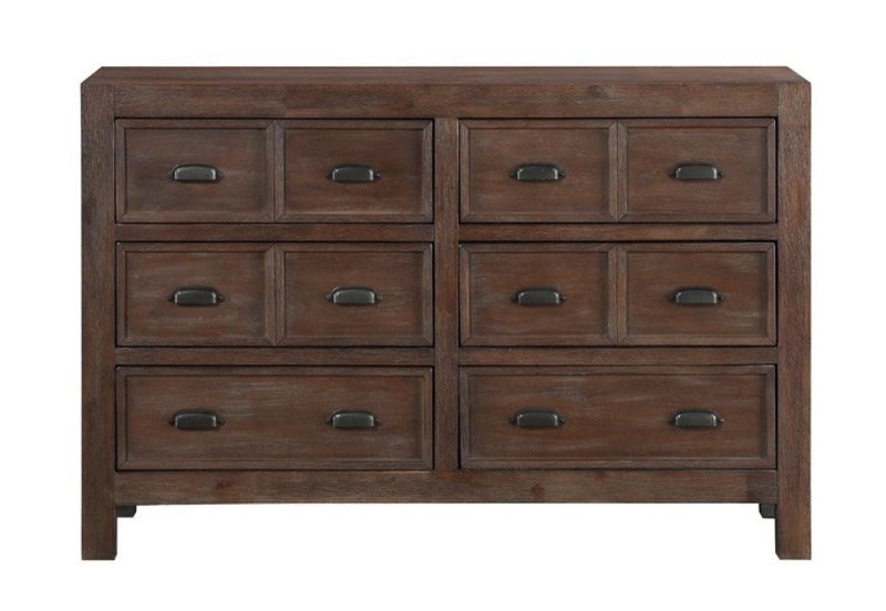 Homelegance Wrangell 6 Drawers Dresser in Cherry 2055-5 image