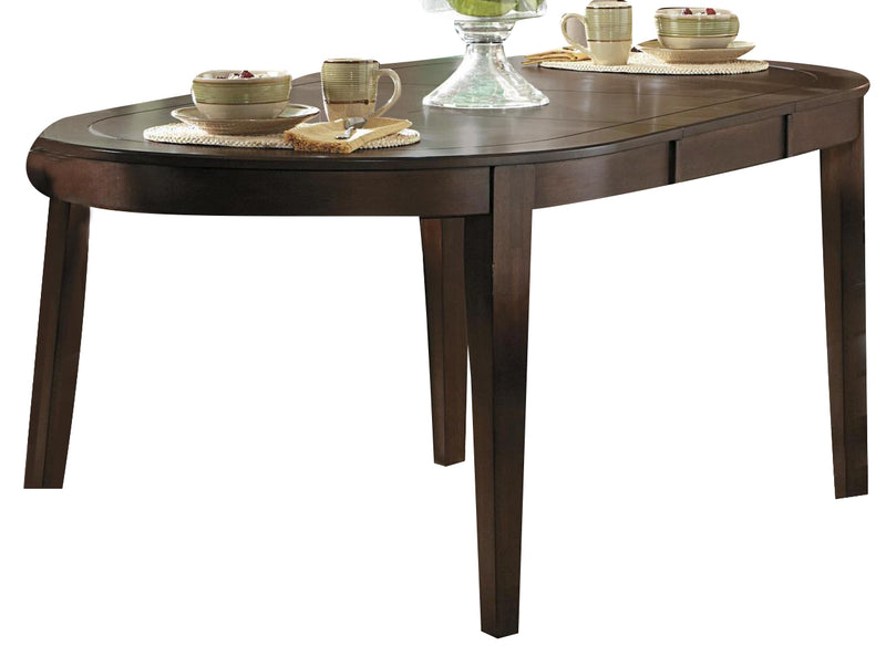 Homelegance Ameillia Oval Dining Table in Dark Oak 586-76 image