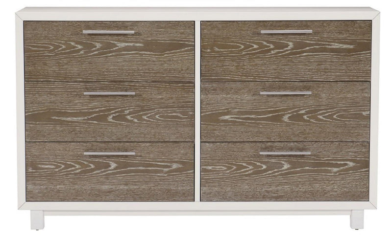 Homelegance Renly 6 Drawer Dresser in Natural & White 2056-5 image