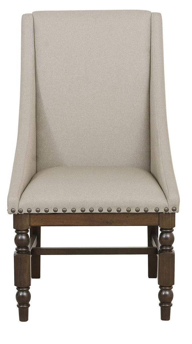 Homelegance Reid Arm Chair in Dark Cherry (Set of 2) image