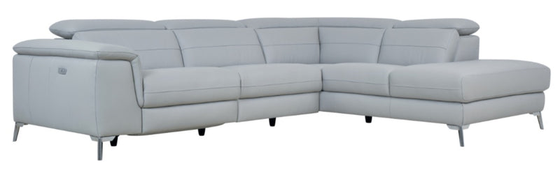 Homelegance Furniture Cinque 2pc Sectional with Right Chaise in Gray 8256GY* image