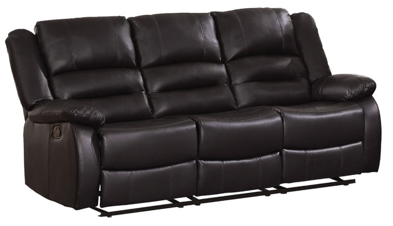 Homelegance Furniture Jarita Double Reclining Sofa in Browm 8329BRW-3 image