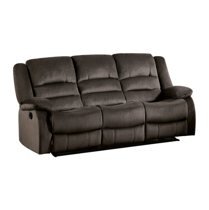 Homelegance Furniture Jarita Double Reclining Sofa in Chocolate 8329CH-3 image