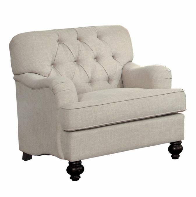 Homelegance Furniture Clemencia Chair in Beige 8380-1 image