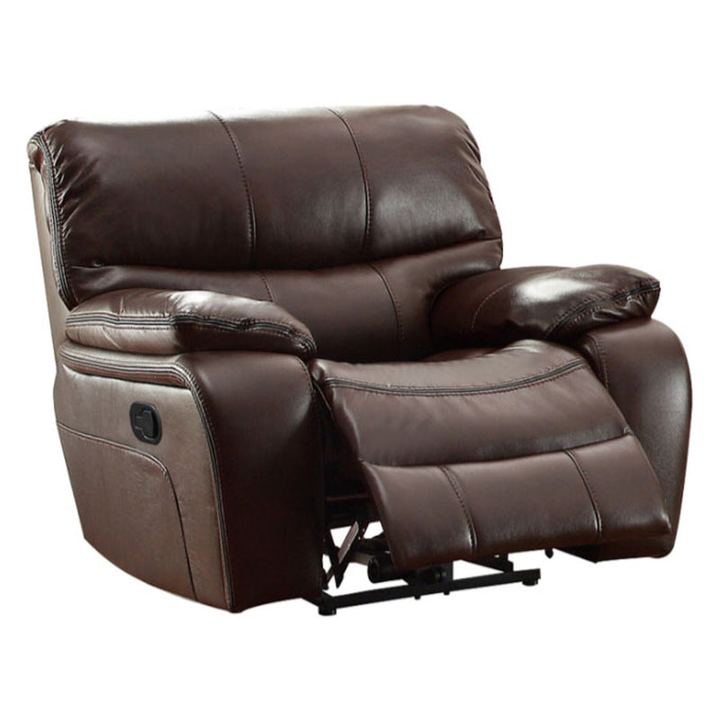 Homelegance Furniture Pecos Glider Reclining Chair in Dark Brown 8480BRW-1 image