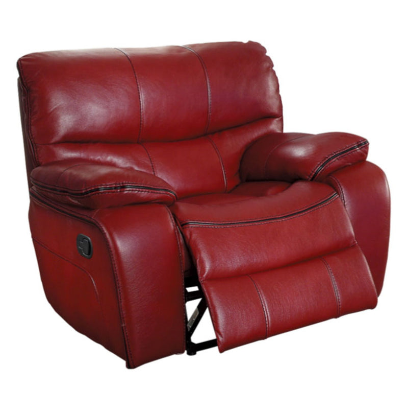 Homelegance Furniture Pecos Double Reclining Chair in Red 8480RED-1 image
