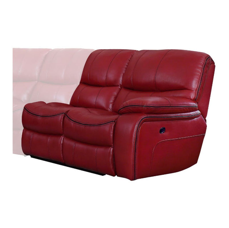 Homelegance Furniture Pecos Right Side Reclining Loveseat in Red 8480RED-2R image