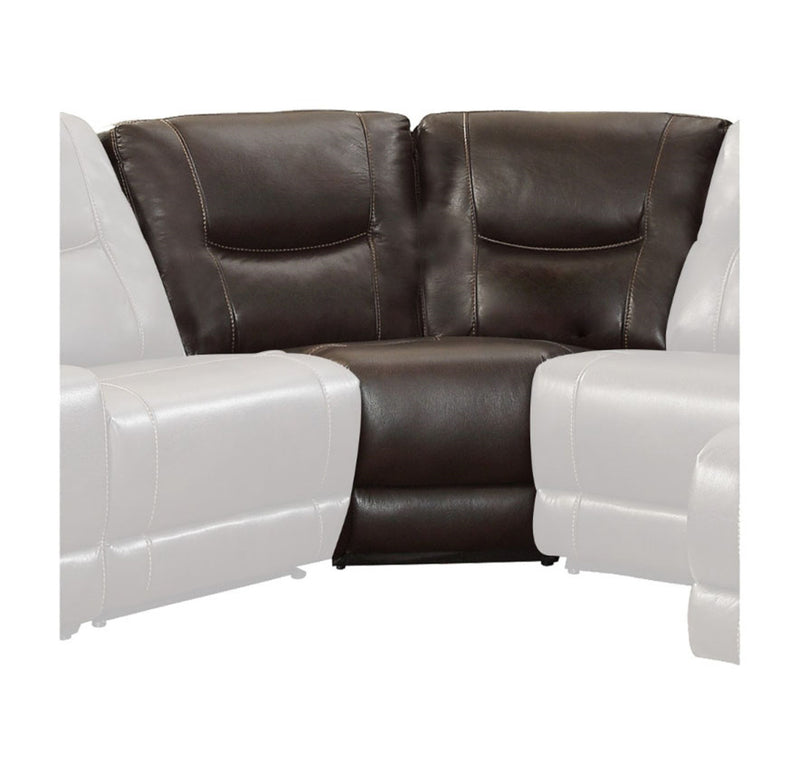 Homelegance Furniture Columbus Corner Seat in Dark Brown 8490-CR image