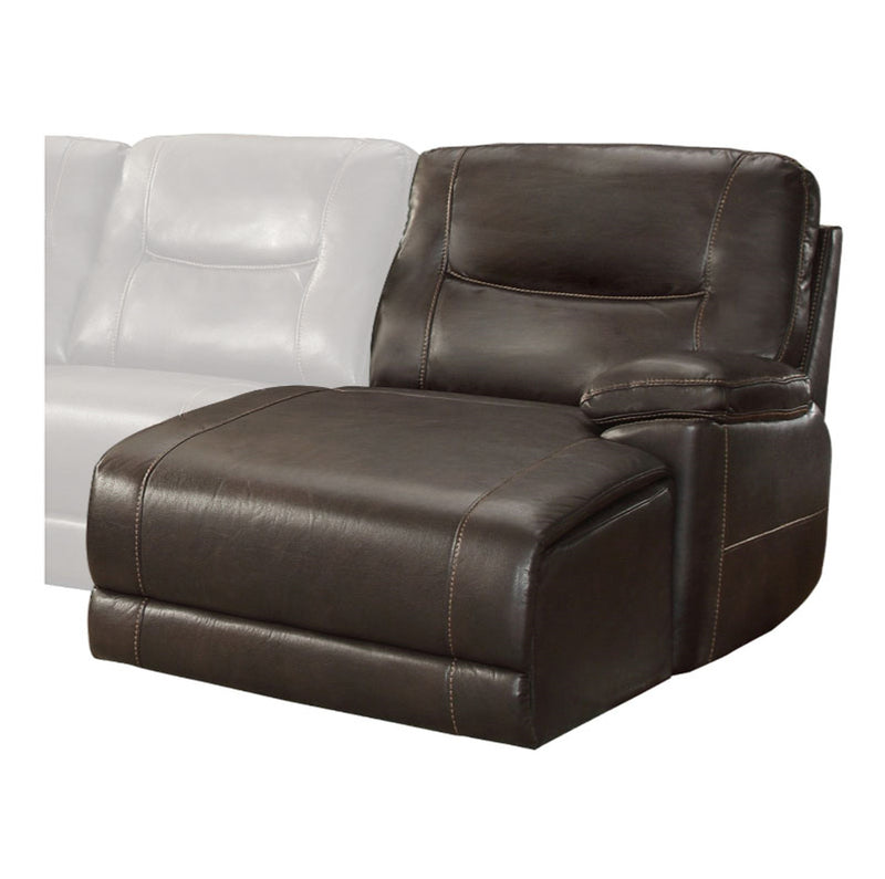 Homelegance Furniture Columbus Right Side Chaise in Dark Brown 8490-RC image