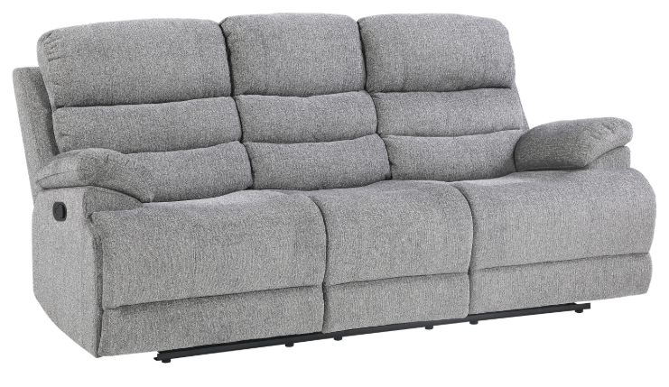 Homelegance Furniture Sherbrook Double Reclining Sofa in Gray 9422FS-3 image